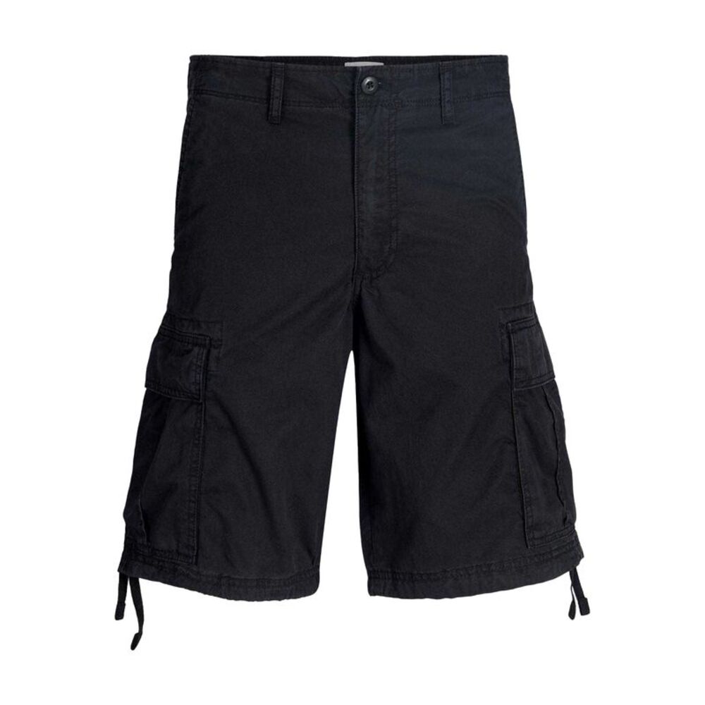 Jack And Jones Mens Cole Frank Relaxed Fit Cargo Shorts / Black